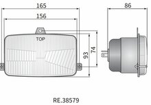 Headlamp, H4, 156x93x86