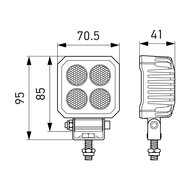 Hella LED Achteruitrijlicht TS1700 3M Kabel | 2ZR 357 110-511