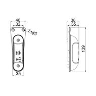 Horpol LED Markeringslamp 12-24V 3-Functies + Beugel LD 2167