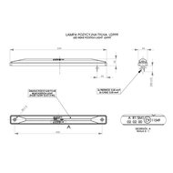 Horpol LED Markeringslamp Rood Extra Lang LD-999