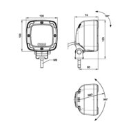 Fristom FT-360 LED Work Light ADR 1800LM 12-36V