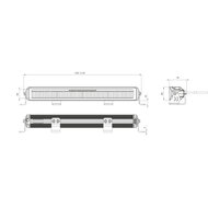 Dasteri LED Lightbar 54 CM | DRL + Flitser