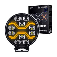 X-Spider Toxic LED Spotlight Round | DRL + LED Flasher