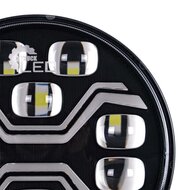 X-Spider Toxic LED Spotlight Round | DRL + LED Flasher