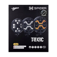 X-Spider Toxic LED Spotlight Round | DRL + LED Flasher