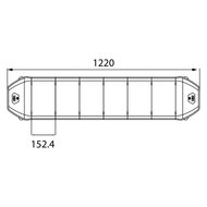 Dasteri LED Light Bar Orange 122CM + Work Light + Remote Control