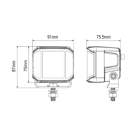 36W LED Work Light 3960LM | Side-Shooter