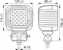 Hella S5000 2.0 LED Spot Light 5000 lm + White/Amber Position