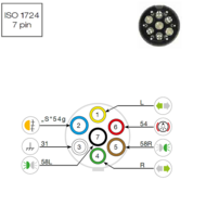 7-Pin Plug Aluminium
