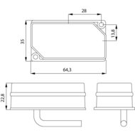 Led Flitser 3-Leds Oranje