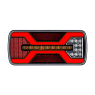 X-Spider LED Achterlicht  + Mistlicht | Kentekenverlichting | 5P Bajonet | Links