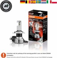 Osram H4 LED Headlight 12V Motor Night Breaker LED Smart ECE-approved Per Piece