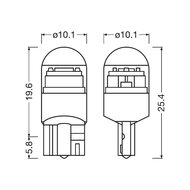 Osram W5W LED Retrofit 12V Set Night Breaker LED Ece Approved