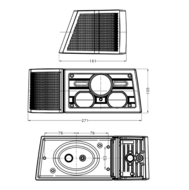 Crawer LED Headlight Set CASE Four Functions