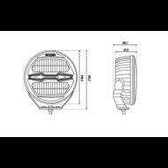 X-Spider Ninja LED Spotlight Round | DRL + LED Flasher
