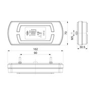 Horpol LED Taillight CLEOmax 4-functions LZD 2840