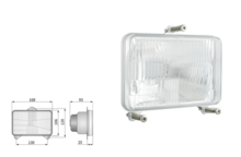 Wesem H4 Headlamp Built-in 130x120mm
