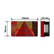 Radex 5800 Rear Light Left + Fog Light | With License Plate Light