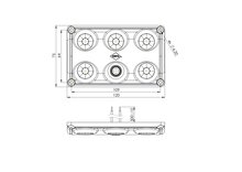 Horpol LED Interior Lamp Black 12-24V | Three Modes