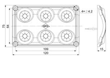Horpol LED Interior Lamp Black 12-24V | 6-LEDs