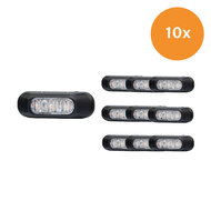 Value pack 10x Fristom FT-210 LED Flasher Orange