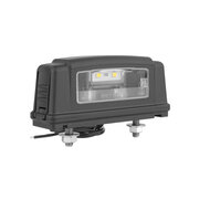 LED License Plate Light Black 12-24V