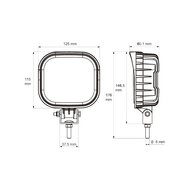 Lucidity Febi LED Work Light Floodlight | 22W | 2160LM