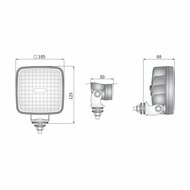 Wesem CRK2 LED Work Light Set of 2 | 1600 Lumens