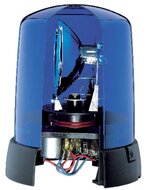 HELLA KL7000 24V Blue Revolving Beacon | surface mount