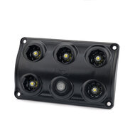 Horpol LED Interior Lamp Black 12-24V | With Switch