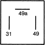 HELLA 4DB 003 675-011 24V 3-Pin Flasher Relay