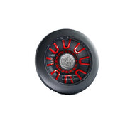 Fristom FT-314 LED Taillight 3-Functions Black Recessed
