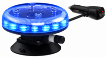 Redtronic Tornado B47 LED Beacon with Suction Cup and Cigarette Plug | Blue 11-30V