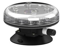 Redtronic Tornado B47 Amber LED Beacon | Clear Lens with Suction Mount