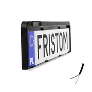 Fristom FT-264 LED M15 License Plate Frame with LED Lighting | 12&ndash;36V