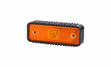 Horpol LED Side Marker Light Amber With Reflector And Thick Rubber Base 12/24V | LD-538