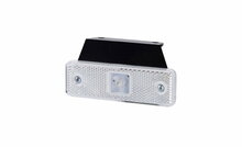 Horpol LED Marker Light White With Reflector And Bracket 12/24V | LD-499