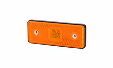 Horpol LED Side Marker Light Amber With Reflector 12/24V | LD-161/4