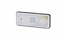 Horpol LED Front Marker Light White With Reflector 12/24V | LD-160/4