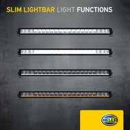 HELLA Black Magic Edgeless Pro 20 inch LED Lightbar | ECE High Beam