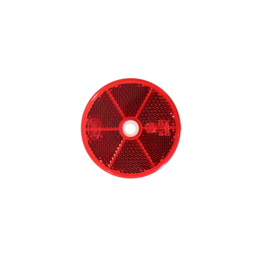 Reflector Rond Ø60mm Rood