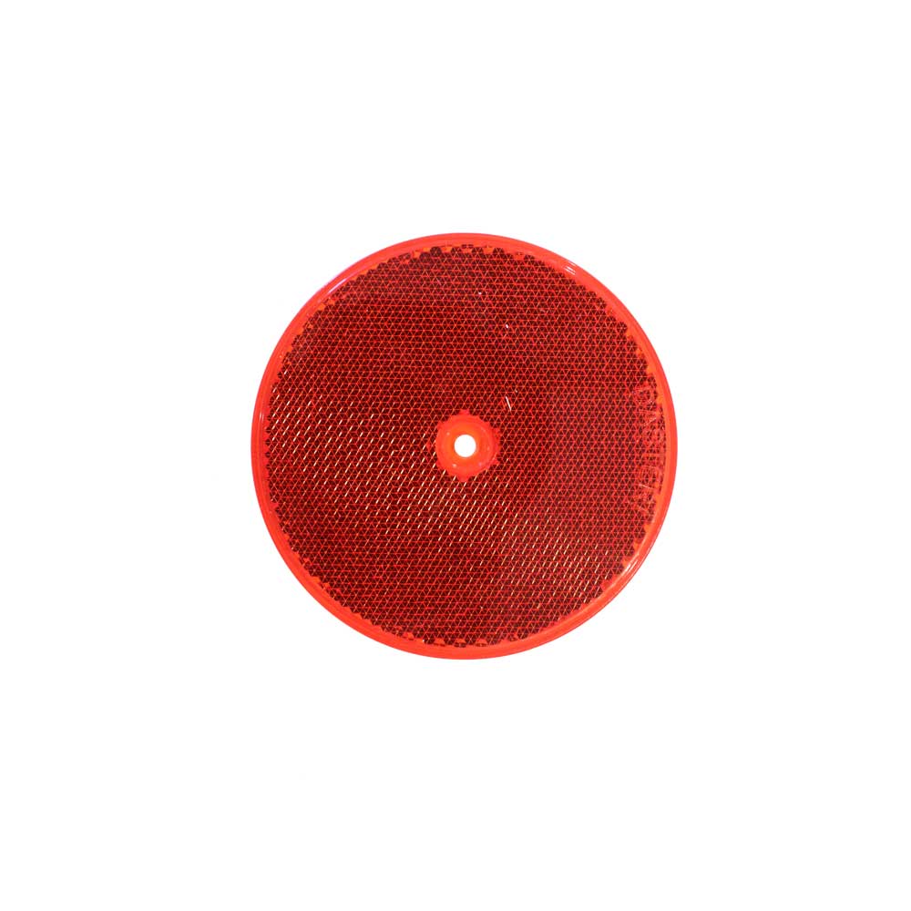 Reflector Rond Ø8,5CM Rood