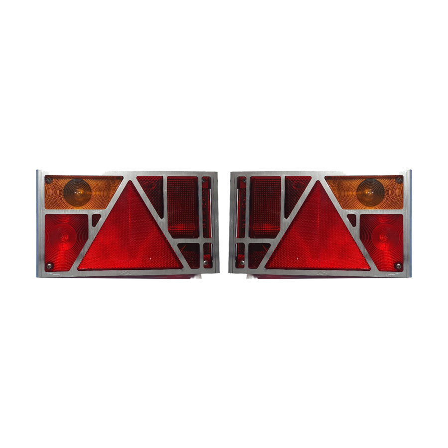 Set RVS Achterlicht Beschermers Voor Aspöck Multipoint 1