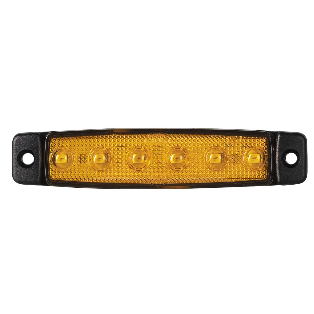 LED Zijmarkering oranje kort 12V