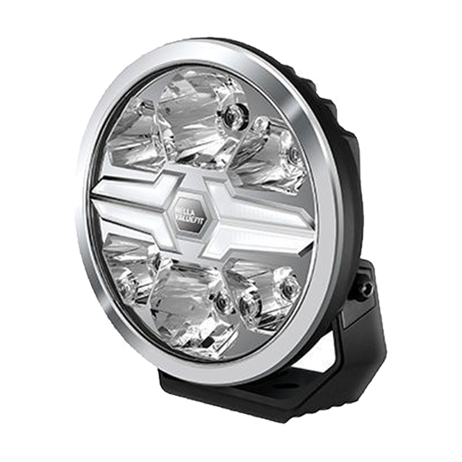 Hella LED Spotlight Blade 9" Chrome White/Orange Position Light Ref 50