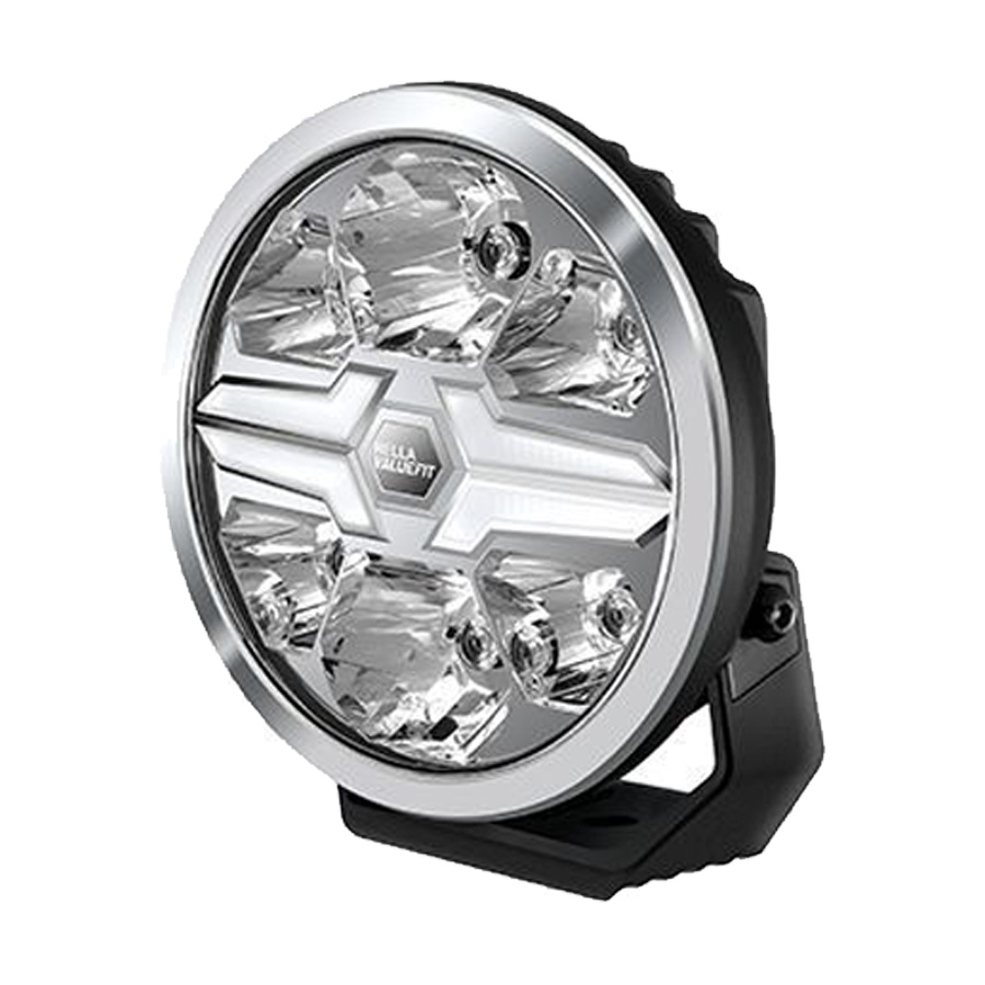 Hella LED Spotlight Blade 9" Chrome White/Orange Position Light Ref 25