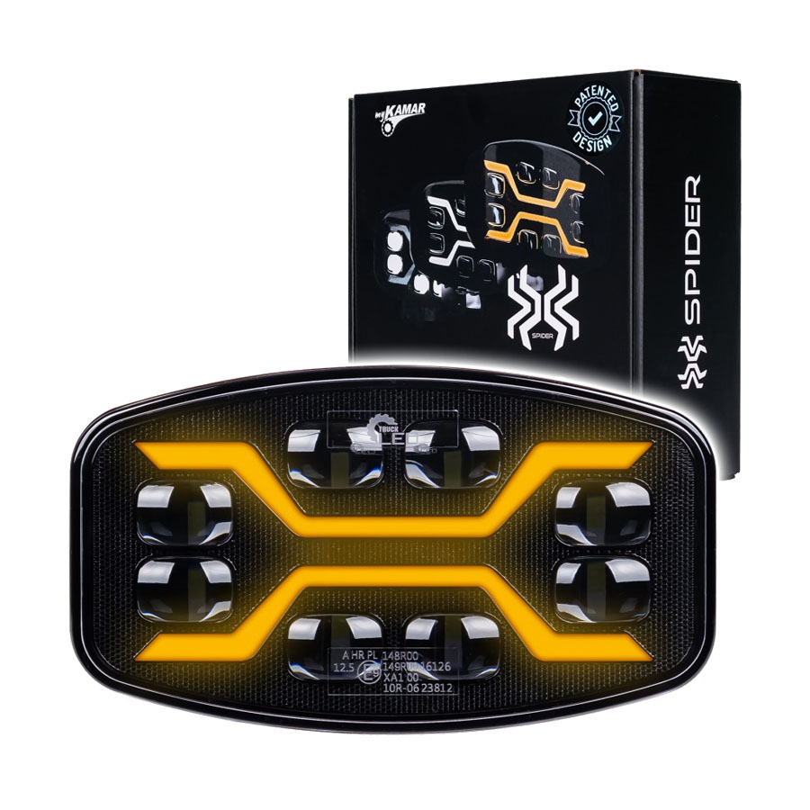 X-Spider LED Spotlight | DRL + LED Flasher