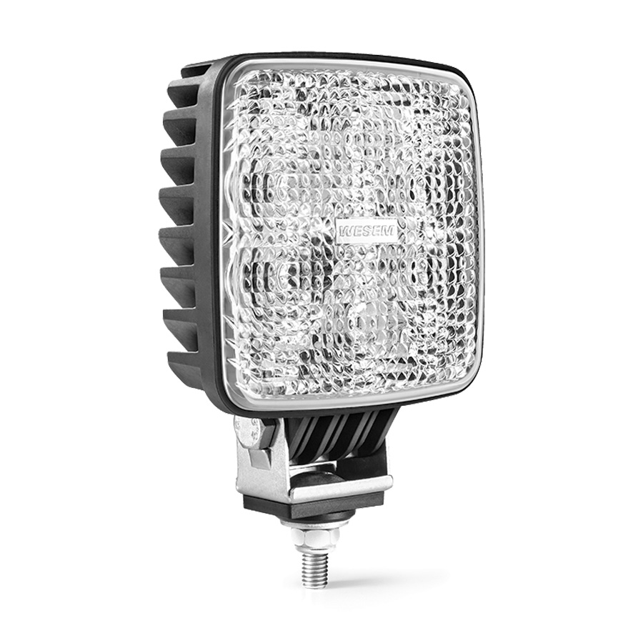 Wesem CRK3 LED Werklamp Kunststof Vierkant + 0,5m Kabel