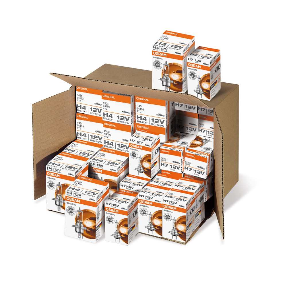 SALE 10x Osram Original Line H7 Halogeen Lamp 12V PX26d