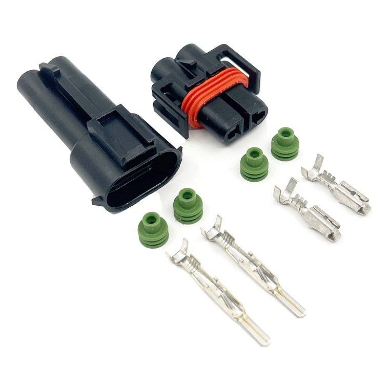 Aptiv Metri-Pack-280 - H9 Connector Set Male + Female | 2-Polig